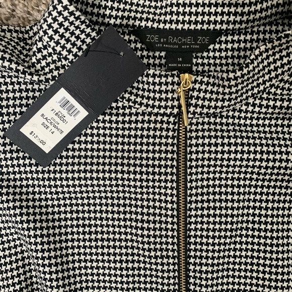 Rachel Zoe flutter sleeve a-line dress Sz 14 - Picture 2 of 12